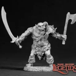 Miniature<Black Orc Warrior: Dark Heaven Legends RPR 02321 - Miniature Marvels: Airplane Models & Painted Dice
