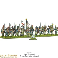 Shop All*Black Powder - Napoleonic French: Vive L'Empereur! (French Peninsular Veterans) - Miniature Marvels: Airplane Models & Painted Dice