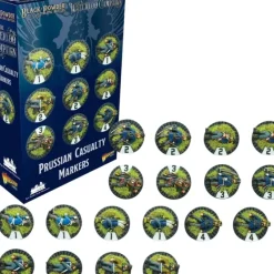 Shop All*Black Powder Epic Battles - Waterloo: Prussian Casualty Markers - Miniature Marvels: Airplane Models & Painted Dice