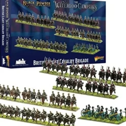 Shop All*Black Powder Epic Battles - Waterloo: British Light Cavalry Brigade - Miniature Marvels: Airplane Models & Painted Dice