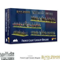 Shop All*Black Powder Epic Battles - Waterloo: French Light Cavalry Brigade - Miniature Marvels: Airplane Models & Painted Dice