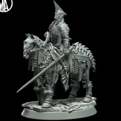 Miniature<Black Rider - Miniature Marvels: Airplane Models & Painted Dice