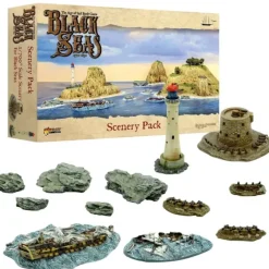 Shop All*Black Seas - All Fleets: Scenery pack (1770 - 1830) - Miniature Marvels: Airplane Models & Painted Dice