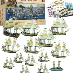 Shop All*Black Seas - French Navy Fleet (1770-1830) - Miniature Marvels: Airplane Models & Painted Dice