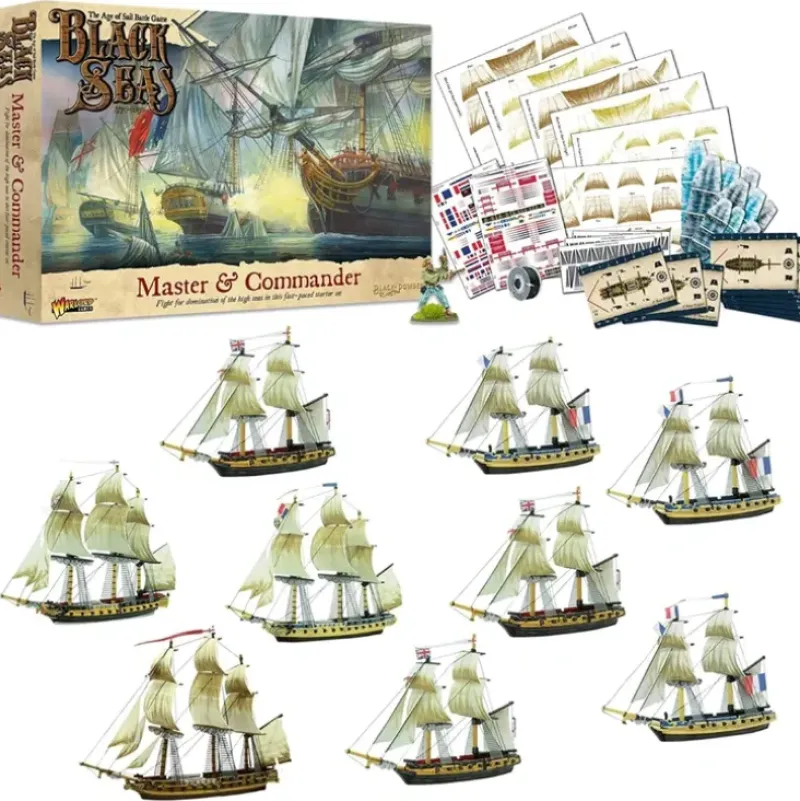 Shop All*Black Seas - Master & Commander Starter Set - Miniature Marvels: Airplane Models & Painted Dice