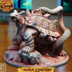 Miniature<Black Tortoise - Miniature Marvels: Airplane Models & Painted Dice