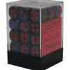 Dice<Black-Starlight / Red: Gemini 36d6 12mm Dice Block CHX 26858 - Miniature Marvels: Airplane Models & Painted Dice