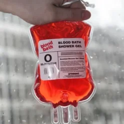 Egpull<Blood Bath IV Cherry Scented Shower Gel Bag - Horror Movie Dracula Psycho Jaws - Miniature Marvels: Airplane Models & Painted Dice