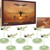 Shop All*Blood Red Skies - Imperial Japan: Mitsubishi A6-M5 Zero Squadron - Miniature Marvels: Airplane Models & Painted Dice
