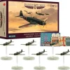 Shop All*Blood Red Skies - Imperial Japan: Kawanishi N1K2 Shiden-Kai 'George' Squadron - Miniature Marvels: Airplane Models & Painted Dice