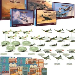 Shop All*Blood Red Skies - Imperial Japan Bundle - Miniature Marvels: Airplane Models & Painted Dice