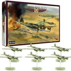 Shop All*Blood Red Skies - Luftwaffe: Junkers JU-88C Squadron - Miniature Marvels: Airplane Models & Painted Dice