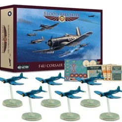 Shop All*Blood Red Skies - US Air Force: F4U Corsair Squadron - Miniature Marvels: Airplane Models & Painted Dice