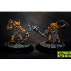 Miniature<Bloodbite Goblins (2): Dungeon Dwellers RPR 07003 - Miniature Marvels: Airplane Models & Painted Dice