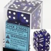 Dice<Blue with White: Translucent 12d6 16mm Dice Set CHX 23606 - Miniature Marvels: Airplane Models & Painted Dice