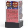 Dice<Blue-Purple / Gold: Gemini Polyhedral Dice Set (7's) CHX 26428 - Miniature Marvels: Airplane Models & Painted Dice