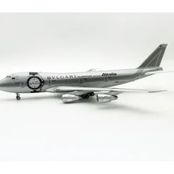 Airplane Model*B-Models B-BULGARI-MS 1:200 Alitalia Boeing 747-243B "Bulgari" - Miniature Marvels: Airplane Models & Painted Dice
