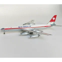 Airplane Model*B-Models B-990-SR-CB Swissair Convair CV-990A Coronado (30A-6) HB-ICB - Miniature Marvels: Airplane Models & Painted Dice