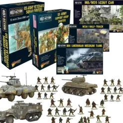 Shop All*Bolt Action - American Battle of the Bulge Bundle - Miniature Marvels: Airplane Models & Painted Dice