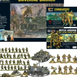 Shop All*Bolt Action - British Airborne Bundle - Miniature Marvels: Airplane Models & Painted Dice
