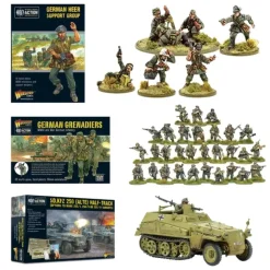 Shop All*Bolt Action - German Grenadiers Bundle - Miniature Marvels: Airplane Models & Painted Dice