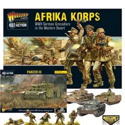 Shop All*Bolt Action - Germany: Afrika Korps Infantry Set + Digital Guide: The Western Desert - Miniature Marvels: Airplane Models & Painted Dice