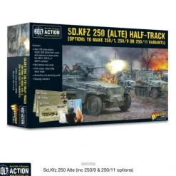 Shop All*Bolt Action - Germany: Half-Track Sd.Kfz 250 (Alte) - Miniature Marvels: Airplane Models & Painted Dice