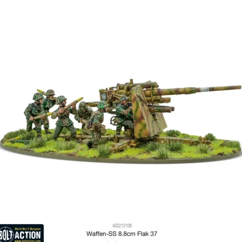 Shop All*Bolt Action - Germany: Waffen-SS 8.8cm Flak 37 - Miniature Marvels: Airplane Models & Painted Dice