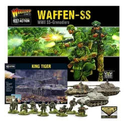 Shop All*Bolt Action - Germany: Waffen-SS and King Tiger Set - Miniature Marvels: Airplane Models & Painted Dice