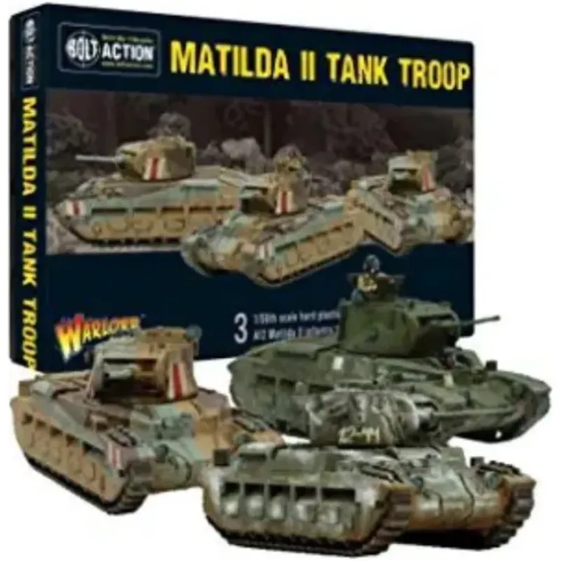 Shop All*Bolt Action - Great Britain: Matilda II Troop - Miniature Marvels: Airplane Models & Painted Dice