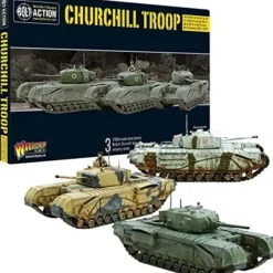 Shop All*Bolt Action - Great Britain: Churchill Troop - Miniature Marvels: Airplane Models & Painted Dice