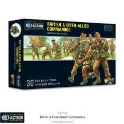Shop All*Bolt Action - Great Britain: British & Inter-Allied Commandos - Miniature Marvels: Airplane Models & Painted Dice