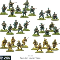 Shop All*Bolt Action - Italy: Italian Alpini Mountain Troops - Miniature Marvels: Airplane Models & Painted Dice