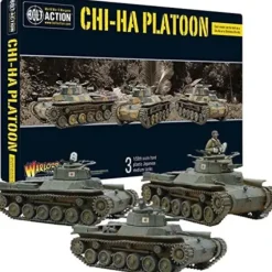 Shop All*Bolt Action - Japan: Chi-Ha Platoon - Miniature Marvels: Airplane Models & Painted Dice