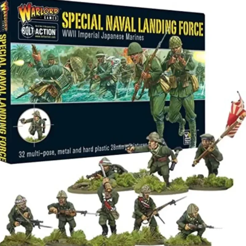 Shop All*Bolt Action - Japan: Special Naval Landing Force - Miniature Marvels: Airplane Models & Painted Dice