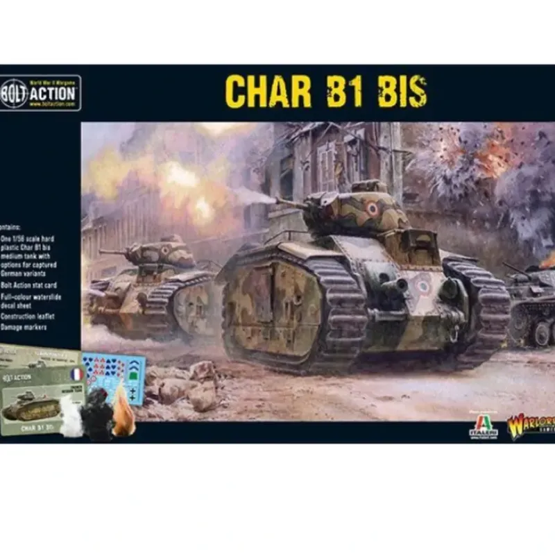 Shop All*Bolt Action - More Allies: Char B1 Bis - Miniature Marvels: Airplane Models & Painted Dice
