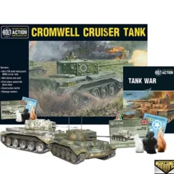 Shop All*Bolt Action - Tank War: Cromwell Cruiser Tank + Digital Guide - Miniature Marvels: Airplane Models & Painted Dice
