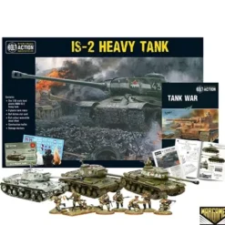 Shop All*Bolt Action - Tank War: Is-2 Heavy Tank + Digital Guide: Tank War - Miniature Marvels: Airplane Models & Painted Dice