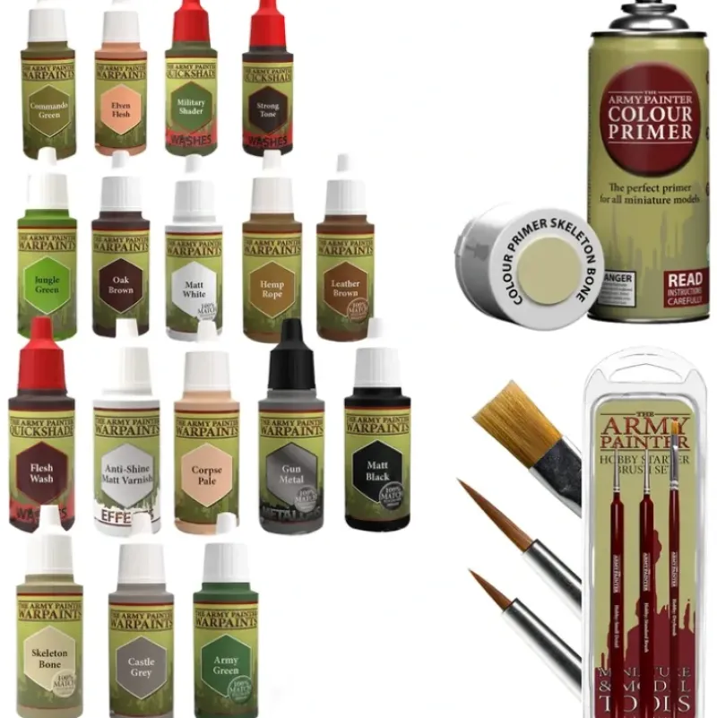 Shop All*Bolt Action - US Army Paint Set Bundle - Miniature Marvels: Airplane Models & Painted Dice