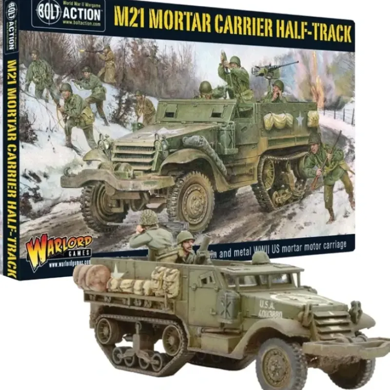 Shop All*Bolt Action - USA: M21 Mortar Carrier Support Half-track - Miniature Marvels: Airplane Models & Painted Dice