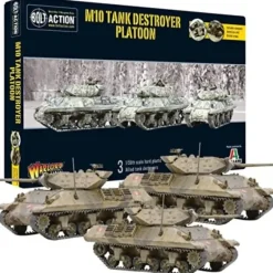 Shop All*Bolt Action - USA: M10 Tank Destroyer Platoon - Miniature Marvels: Airplane Models & Painted Dice