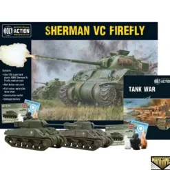 Shop All*Bolt Action - USA: Sherman VC Firefly + Digital Guide - Miniature Marvels: Airplane Models & Painted Dice