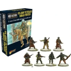 Shop All*Bolt Action - USA: US Army Veterans Squad (Winter) - Miniature Marvels: Airplane Models & Painted Dice
