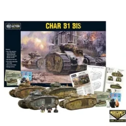 Shop All*Bolt Action: Char B1 Bis + Digital Guide: Tank War - Miniature Marvels: Airplane Models & Painted Dice