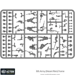 Shop All*Bolt Action: 8th Army (Desert Rats) Frame - Miniature Marvels: Airplane Models & Painted Dice
