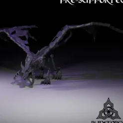 Miniature<Bone Dragon, Fighting - Miniature Marvels: Airplane Models & Painted Dice