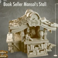 Shop All*Book Seller Mansol's Stall - Miniature Marvels: Airplane Models & Painted Dice
