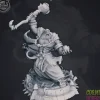Miniature<Borug Hellfire - Miniature Marvels: Airplane Models & Painted Dice