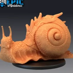 Miniature<Boulder Snail - Miniature Marvels: Airplane Models & Painted Dice