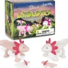 Egpull<Box of Axolotls - Family of 4 - Mini Assorted Figurine Toy Set - Archie McPhee - Miniature Marvels: Airplane Models & Painted Dice